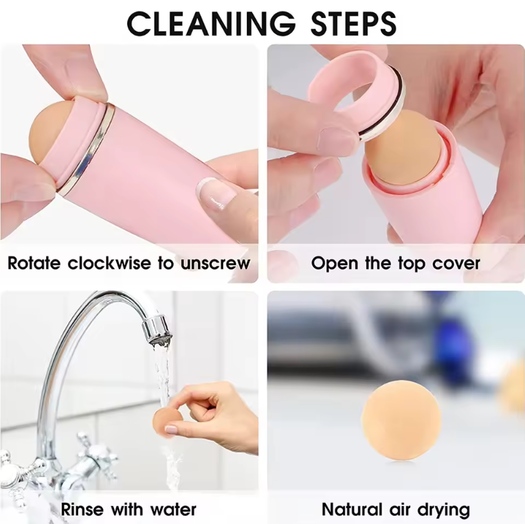 Volcanic Stone Face Oil Roller – Skincare Tool
