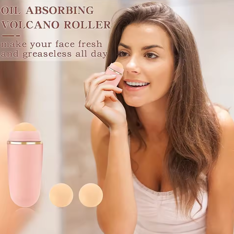 Volcanic Stone Face Oil Roller – Skincare Tool