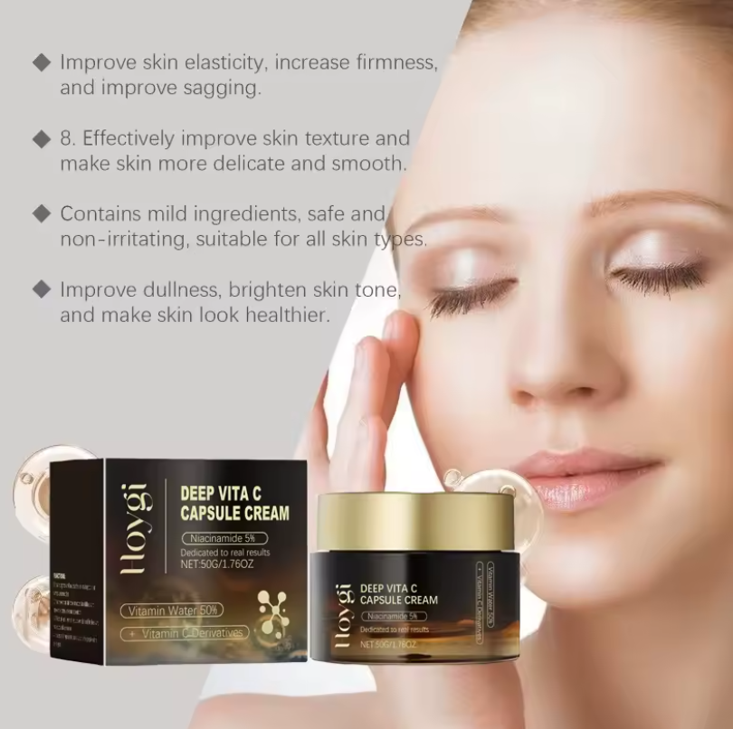 Deep Vita C Capsule Cream Face Gel Moisturizer