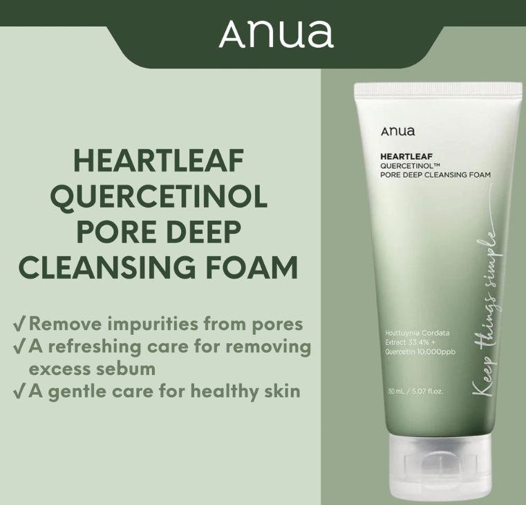 ANUA Heartleaf Foam 150ml – Pore & Calm Care